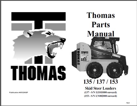 thomas skid steer parts dealer